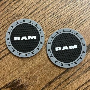 RAM CAR CUP COASTERS NWT SET OF 2